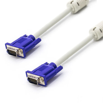 PVC Jacket 1.5m Male To Male VGA Cable PC Computer Monitor