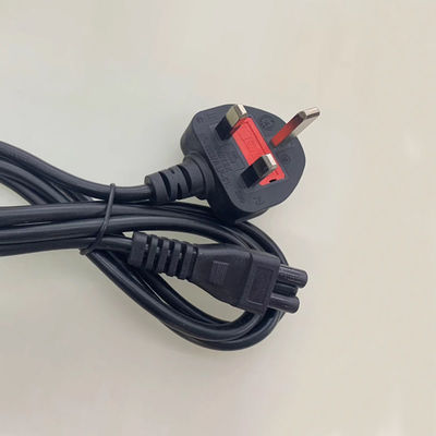 Sunproof 0.5mm2 CCA 3 PIN UK Power Cable For Laptop Computer