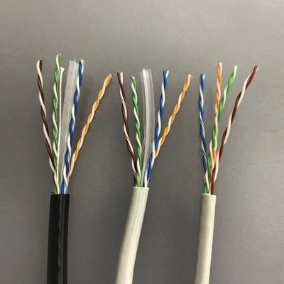 PVC Jacket 250MHz Ethernet Lan Cable CCA UTP Network Cat6 Cable