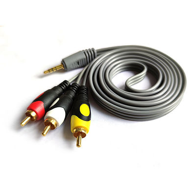 PVC Jacket Multi Copper RCA Stereo Cable For VCD DVD MP3