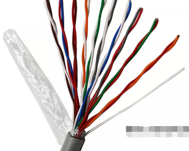 Splicing Flexible Indoor Telephone Cable / Cat5 Network Cable RoHS Approved