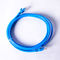 HDPE Insulation 1.5m Ethernet Lan Cable  Blue CCA Cat6 UTP Patch Cord