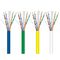 LDPE Sheath 0.54mm Cat6 Lan Cable Bare Copper Round Wire