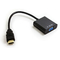 Audio Video Cable Hdmi To VGA Adapter Black 1080P VGA To HDMI Converter